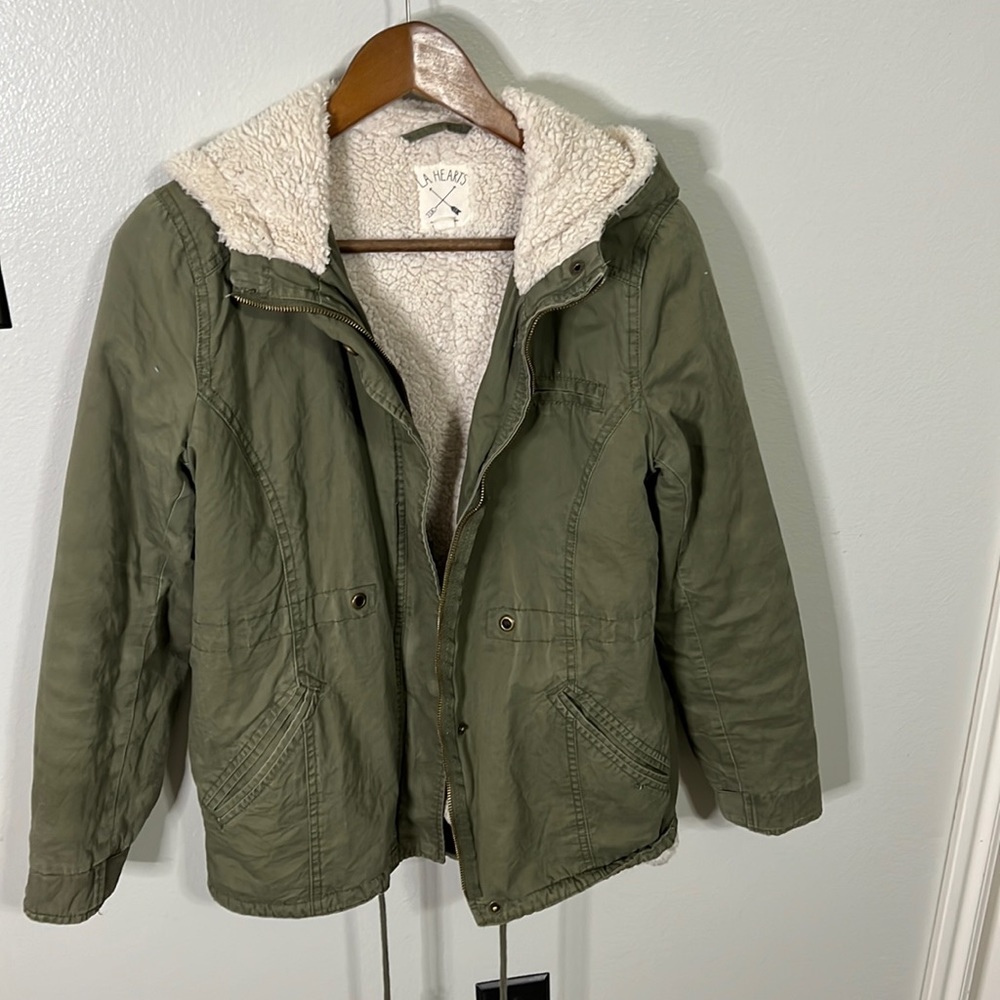 Green coat